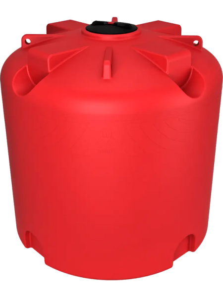 Емкость 5 500л. вертикальная, с крышкой  красный, арт. КАС 5500 ТR Емкость 5 500л. вертикальная, с крышкой  красный, арт. КАС 5500 ТR