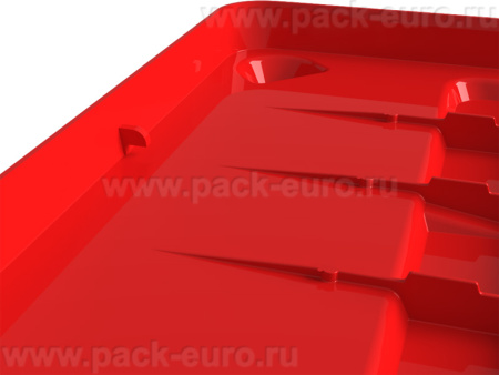Крышка для бокса 1200x1000 КРАТОС, код: 40889, арт. KRSL 1210 красная