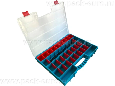 Органайзер 517х395х60 с лотками, с планкой, с разделителями, 38 ячеек, код: 36996, арт. Jettools 38