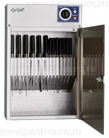 Стерилизатор для ножей СТН-18, на 18 ножей, таймер 10-60 мин