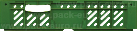 Ящик перфорированный 600×400×140, арт.: 118, объём 33.6, зелёный, код: 00353, арт. 118