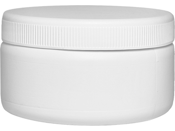 Банка п/э 0,3л. круглая, с крышкой, код: 32115, арт. БП 0,3к