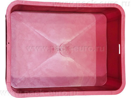 Ящик сплошной 430×330×110 мм, объем 12 л., арт.: 405, красный, код: 02959, арт. 405