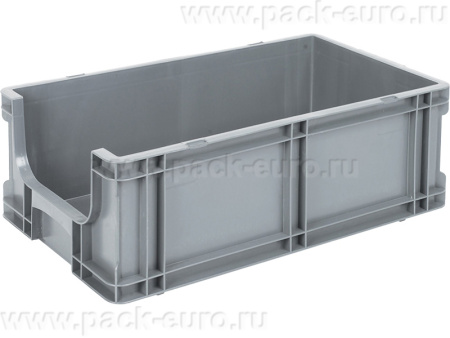 Ящик 510х260х180 с вырезом, серый, код:31780, арт. SPK 18 AV